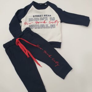 COMPLETO garzato TUTA 2PZ BIMBO NEONATO