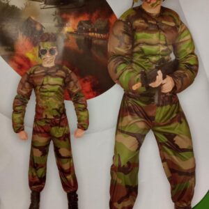 soldato muscoloso Costume di Carnevale - immagine 1