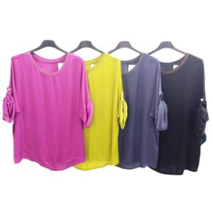 Maglia in raso donna