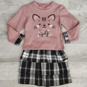 COMPLETO NEONATA MAGLIA+GONNELLINA