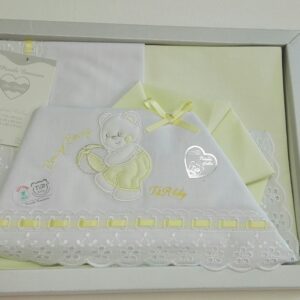 COORDINATO   LENZUOLINO 
CULLA/CARROZZINO 3 PZ
 PICCOLE EMOZIONI - immagine 1