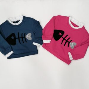 MAGLIA FELPA BAMBINA