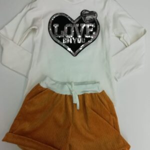 COMPL MAGLIA+SHORTS BIMBA