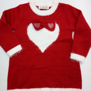 MAGLIA MAGLIONE  BIMBA/NEONATA IN MORBIDA LANA