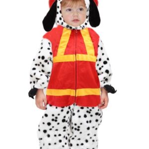COSTUME CARNEVALE BIMBO CANE POMPIERE
