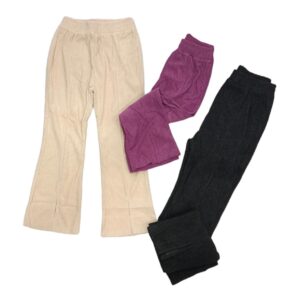 pantaleggins in velluto a zampa bimba