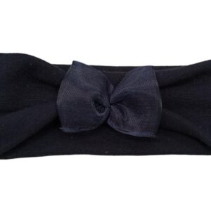 fascia per capelli neonata con fiocco