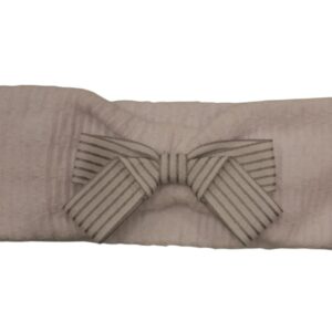 fascia per capelli neonata con fiocco