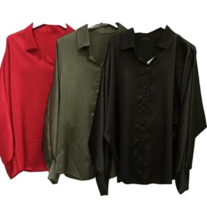 camicia donna raso curvy