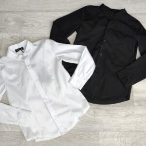 CAMICIA BIMBO ALLA COREANA COTONE