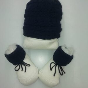 SET CAPPELLINO C/SCARPINA NEONATO