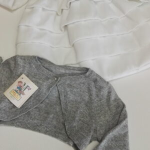 VESTITO CINIGLIA NEONATA CERIMONIA BATTESIMO