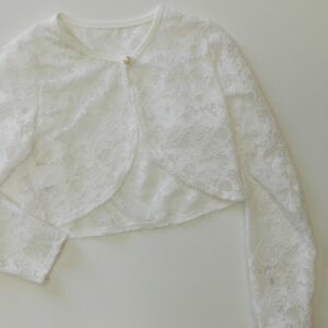 COPRISPALLE IN PIZZO BIMBA CERIMONIA - immagine 1