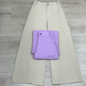 JEANS COLORATO DONNA A PALAZZO