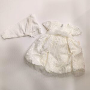 VESTITO ABITO  BIMBA NEONATA CERIMONIA BATTESIMO