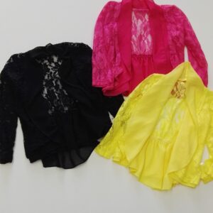 COPRISPALLA IN PIZZO  BIMBA CERIMONIA