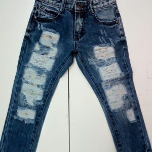 JEANS BIMBO CON STRAPPI E SFUMATURE