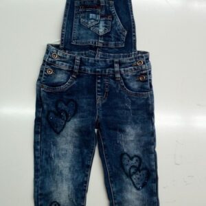 SALOPETTE JEANS BIMBA - immagine 1