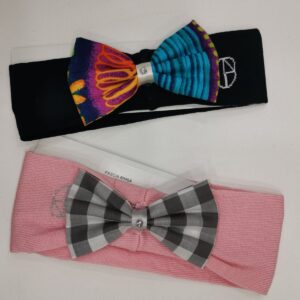 FASCIA PER CAPELLI  BIMBA CON FIOCCO  E STRASS