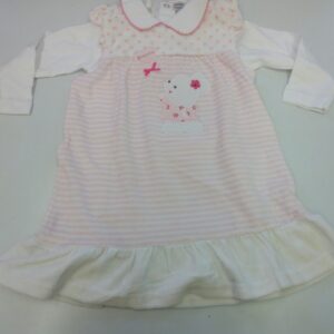 VESTITO CON MAGLIA IN CINIGLIA