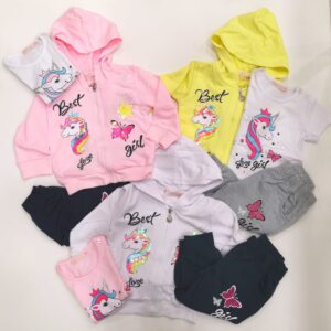 TUTA COMPLETO 3
 PEZZI BIMBA NEONATA