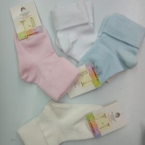 CALZINO CORTO CALDO COTONE  CON RISVOLTINO