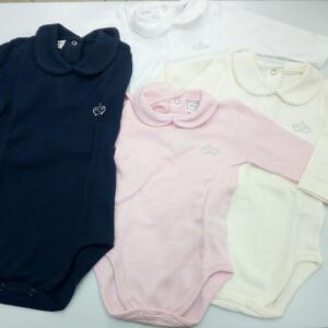 BODY POLO MANICA LUNGA CON APPLICAZIONE STRASS BY ELLEPI - immagine 1