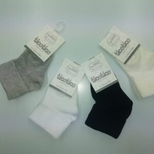 CALZINO CORTO CON RISVOLTO COTONE