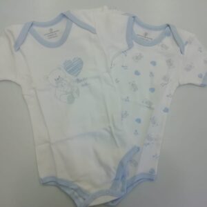 BODY BI-PACK MANICA CORTA CALDO COTONE NEONATO