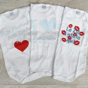 BODY NEONATO MANICA CORTA CON SCRITTE - immagine 1