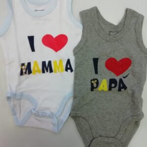 BODY S/MANICA NEONATO BI-PACK