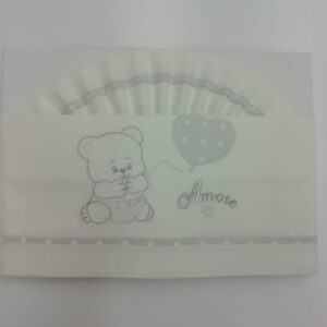 COORDINATO LENZUOLO CULLA/CARROZZINA COTONE