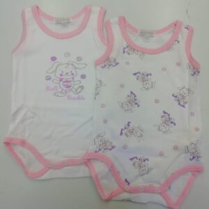 BODY CANOTTA NEONATA BI-PACK - immagine 1