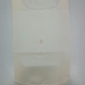 CAMICINA BATTESIMALE  CON CALICE CAPO IN SETA