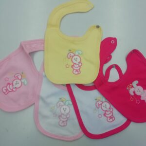 BAVETTA BIMBA CON CLIPS COTONE