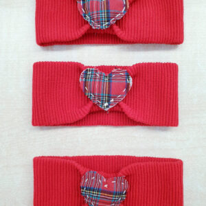 FASCETTA capelli BIMBA NEONATA CON CUORE