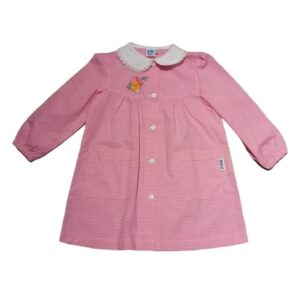 GREMBIULE SIGGI A QUADRETTI ROSA