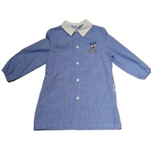 GREMBIULE SIGGI A QUADRETTI CELESTE ASILO