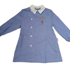 GREMBIULE SIGGI A QUADRETTI CELESTE ASILO