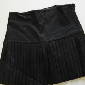 GONNA IN ECO PELLE A PIEGHE  BIMBA