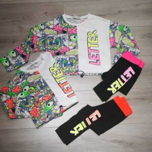 COMPLETO TUTA  BIMBA COTONE GARZATO