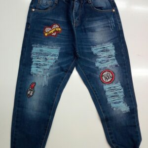 JEANS BIMBA STRAPPATO