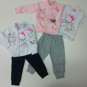 COMPLETO TUTA 3PZ BIMBA NEONATA