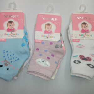 CALZINO ANTISCIVOLO CORTO CALDO COTONE BIMBA - immagine 1