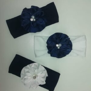 FASCIA PER CAPELLI BIMBA COTONE C/APPLIC