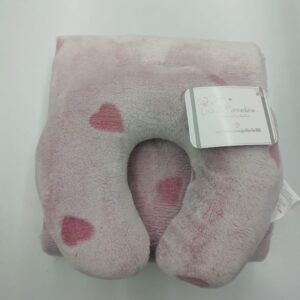 SET  REGALO CUSCINO+COPERTA PILE NEONATA
