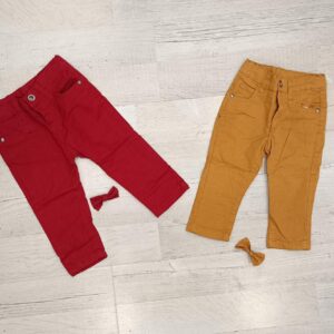 PANTALONI IN COTONE NEONATO - immagine 1