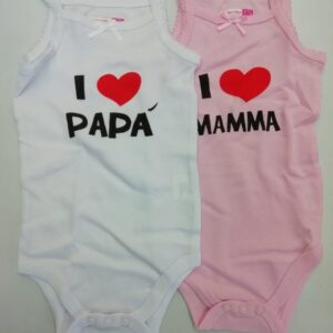 BODY SPALLINA STRETTA NEONATA BI-PACK - immagine 1