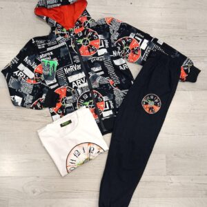 completo tuta garzata 3 pz ragazzo