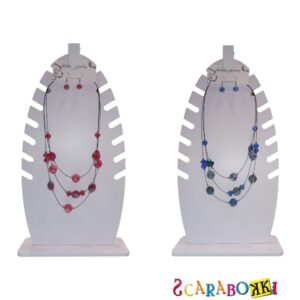 set 2 pezzi collana e orecchini